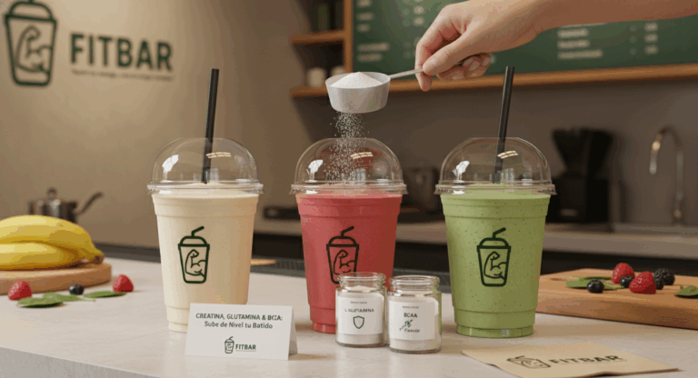 Más Allá de la Proteína: Sube de Nivel tu Batido con Creatina, Glutamina y BCAAs
