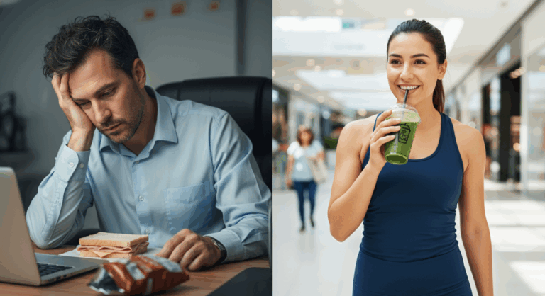 ¿Sin Tiempo para Comer? Por Qué un Batido Fitbar es Mejor que un Sándwich